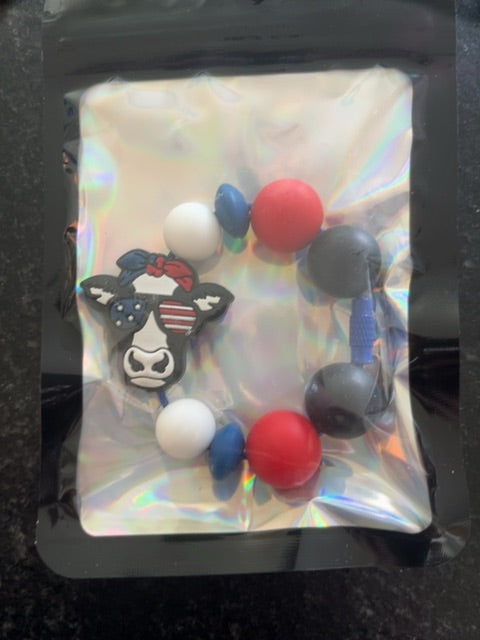 Blue Cup Charm Grace's bead Shop