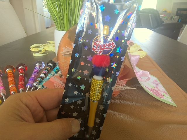 Blue Sports Pens Grace's bead Shop