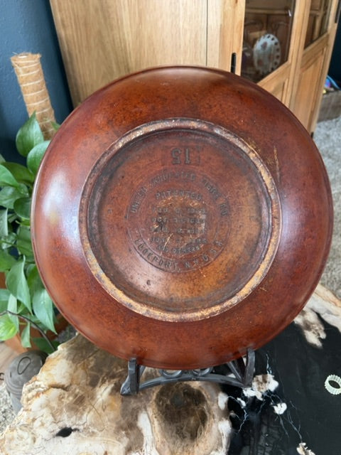 Wood United Indurated Fibre Co 1800’s Wood Fibre Bowl, Large