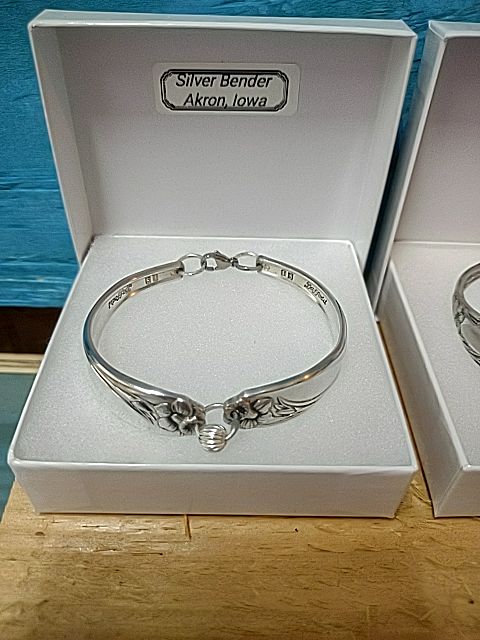 Bracelet from silverware
