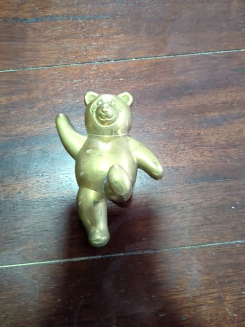 Small Brass Bear