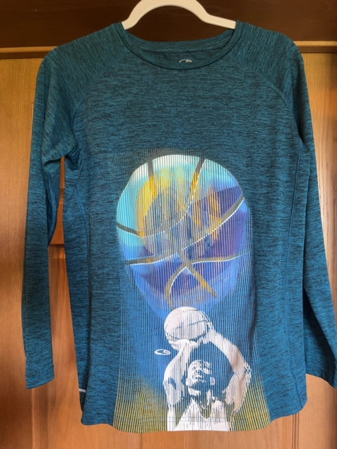 Blue Champion Long sleeve shirt, YXL
