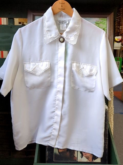 Vintage Clothing White button up, 10