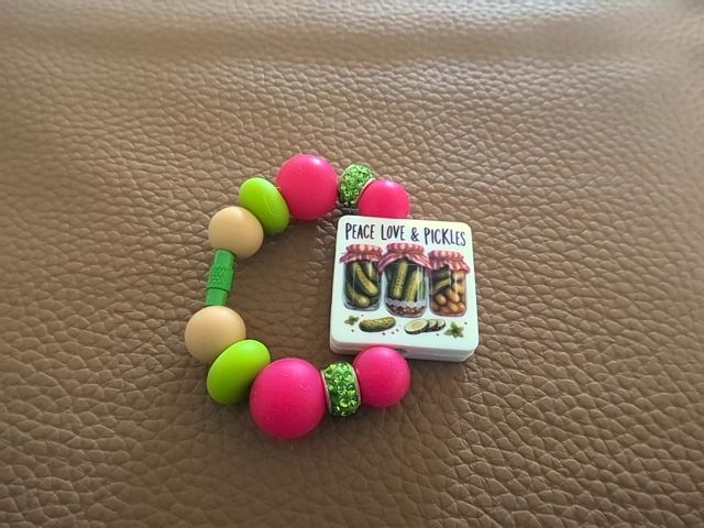 Green Cup Charm Grace's bead Shop