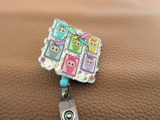 Silver Badge Reel No Beads Grace's bead Shop