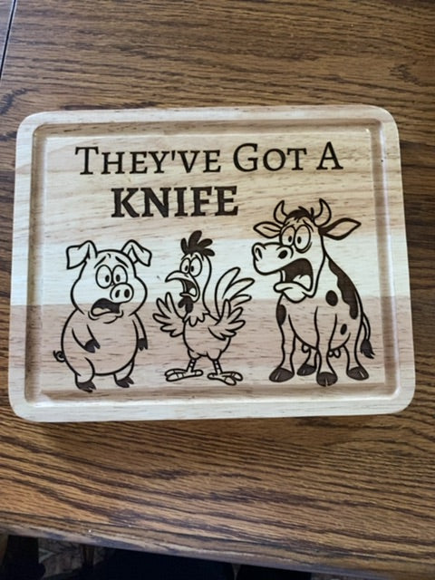 They got knife sm