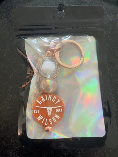 Rose Gold Regular Keychain Grace's bead Shop