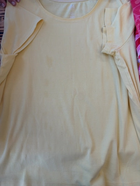 Yellow St.John Bay Blouse, XXL