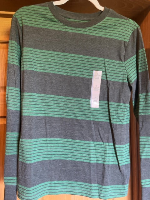 Grey Cat & Jack Long sleeve shirt, Youth Large