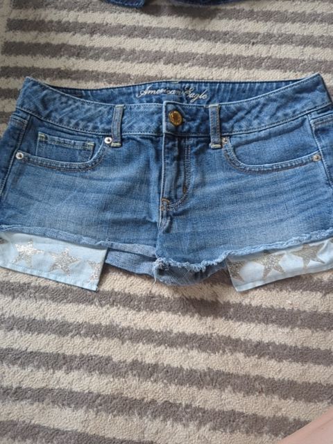 Y2k American eagle shorts, 6