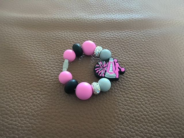 Pink Cup Charm Grace's bead Shop