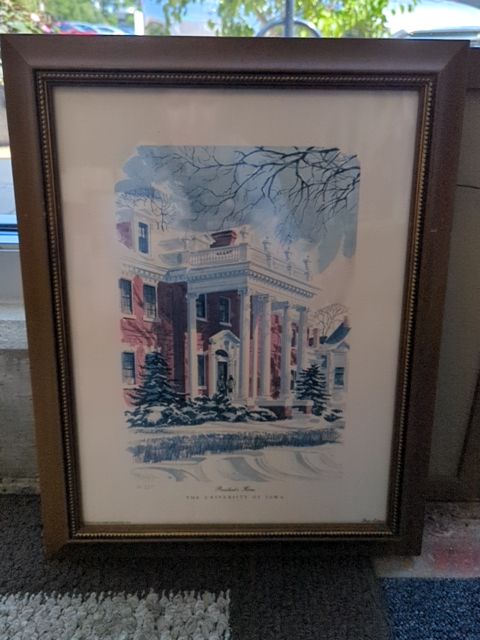 University of Iowa Print Presidents home