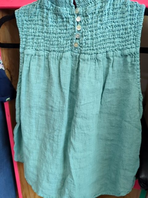 Modern Clothing Cloth & Stone Linen Tank, S