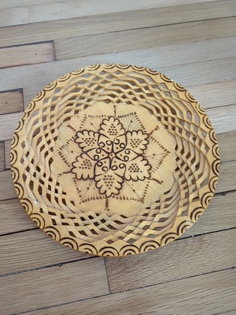 Hand Carved wood bowl