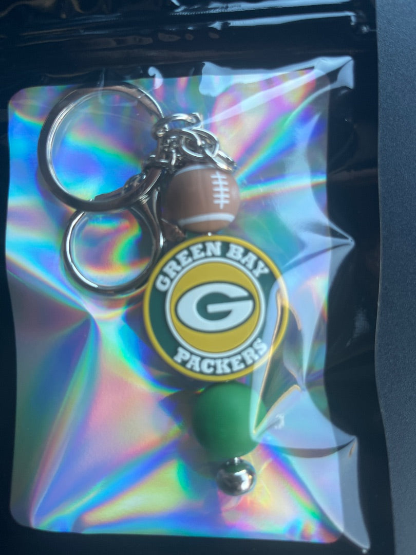 Silver Sport Keychain Grace's bead Shop