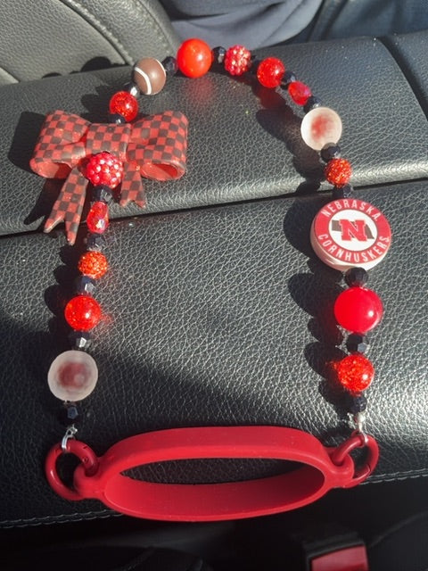 Red Cup handle Grace's bead Shop