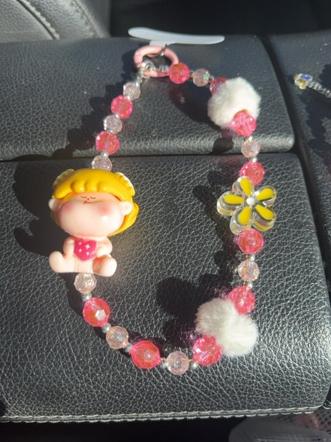Pink Small charm Grace's bead Shop