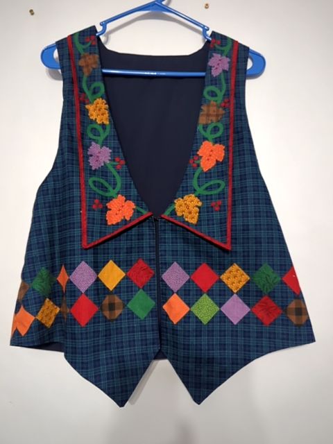 Vintage Clothing Fall Vest, XL?