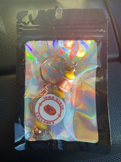 Rose Gold Sport Keychain Grace's bead Shop