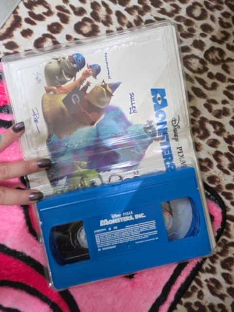 Monsters, Inc VHS,Blue, Pixie’s Bizarre Bizaar