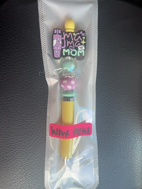 Yellow Wax Pen Grace's bead Shop