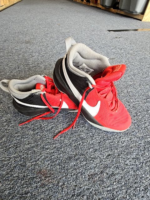 Red Nike Mens shoes, 5.5