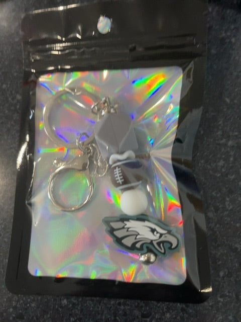 Silver Sport Keychain Grace's bead Shop