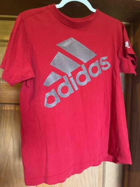 Red Adidas Tshirt, Large