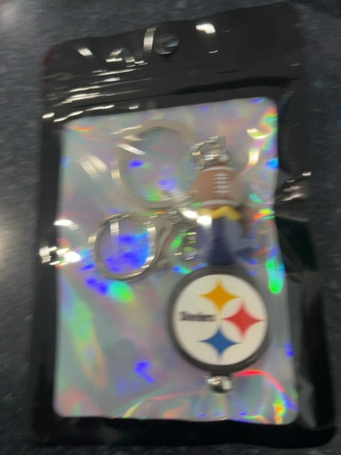Silver Sport Keychain Grace's bead Shop
