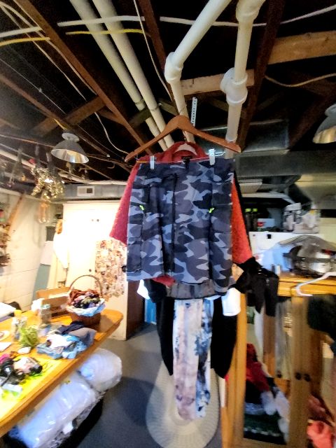 Black and grey  Skirt