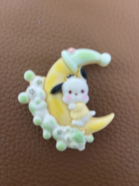 Yellow Acrylic Charm Magnets Grace's bead Shop