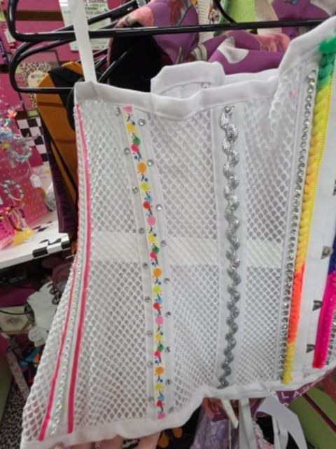 Upcycle/handmade Upcycled, 3xl,White multi, Pixie’s Bizarre Bizaar