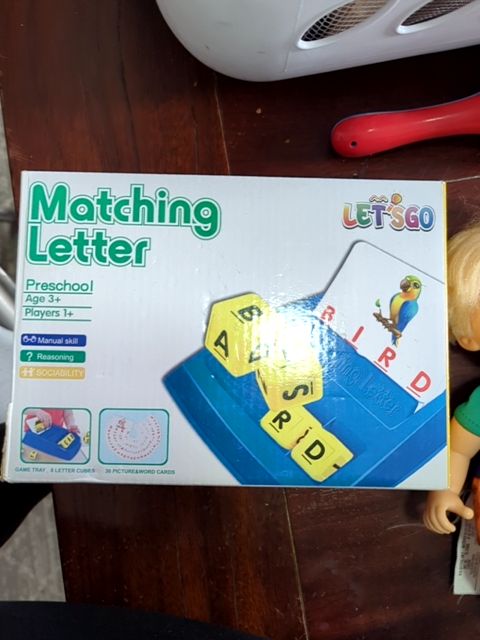Evan's Store Matching letters
