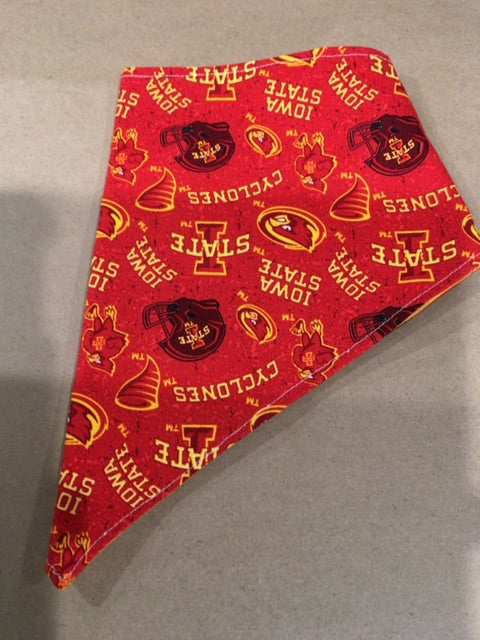 Cyclones  Dog bandanna- tied, Medium