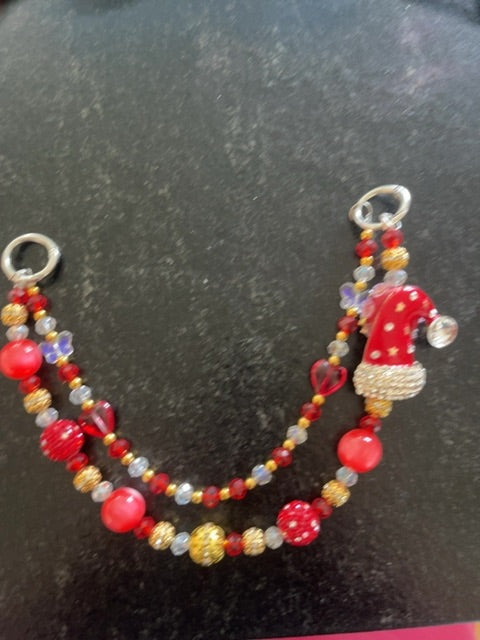 Silver Fancy bag charm Grace's bead Shop