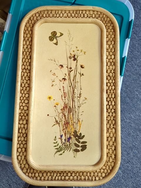 Wild flowers and butterflies