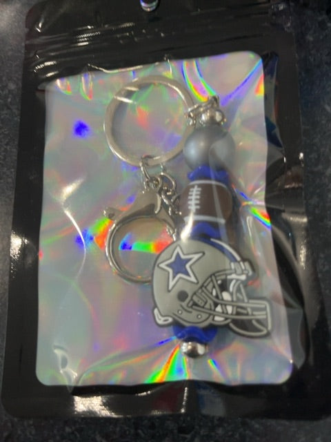 Silver Sport Keychain Grace's bead Shop