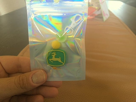 Green Zipper Pulls Grace's bead Shop