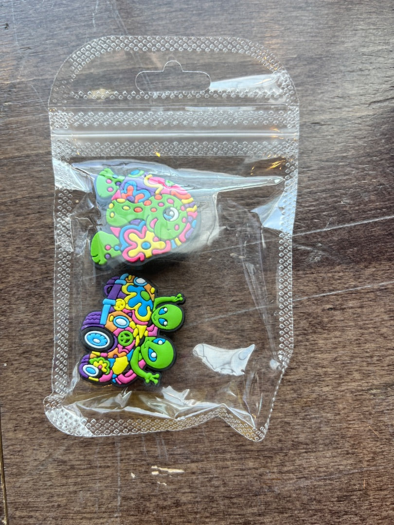 Black Croc Charms Grace's bead Shop