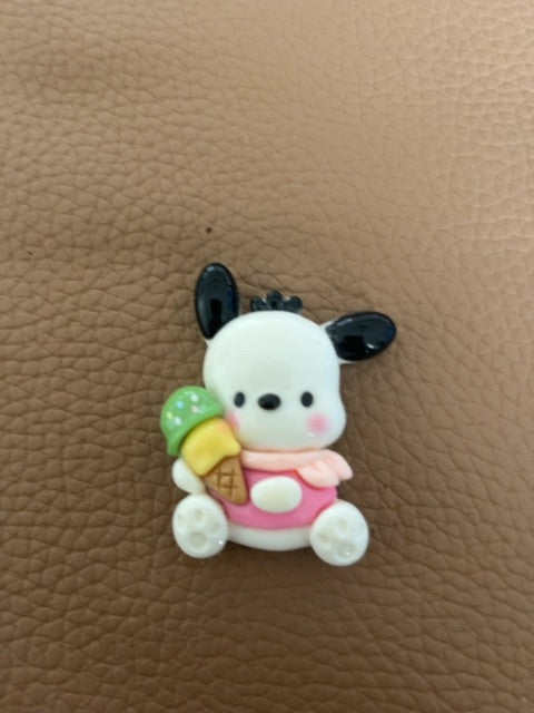 White Acrylic Charm Magnets Grace's bead Shop
