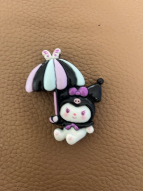 Black Acrylic Charm Magnets Grace's bead Shop