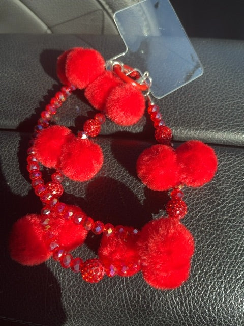 Red Small charm Grace's bead Shop
