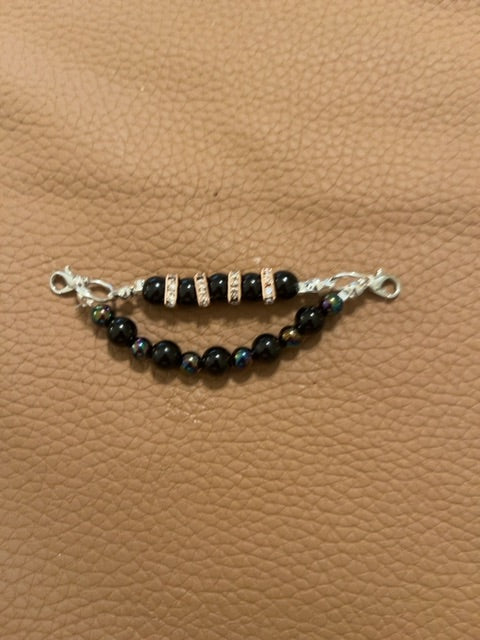 Black Shoe chains Grace's bead Shop