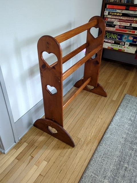 Heart Quilt Rack