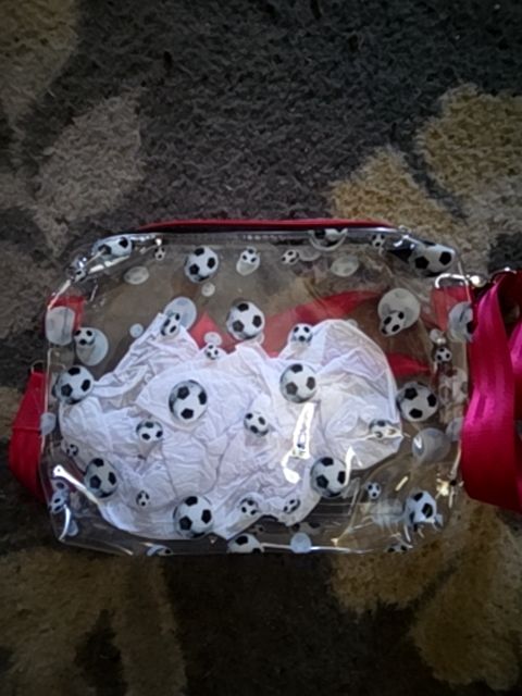 Soccer Lilac Lakes Clear bag