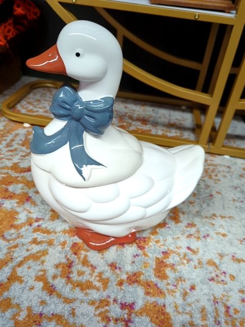 Goose Cookie Jar