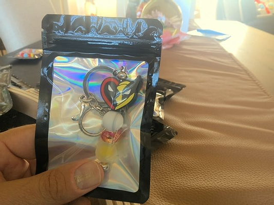 Silver Regular Keychain Grace's bead Shop