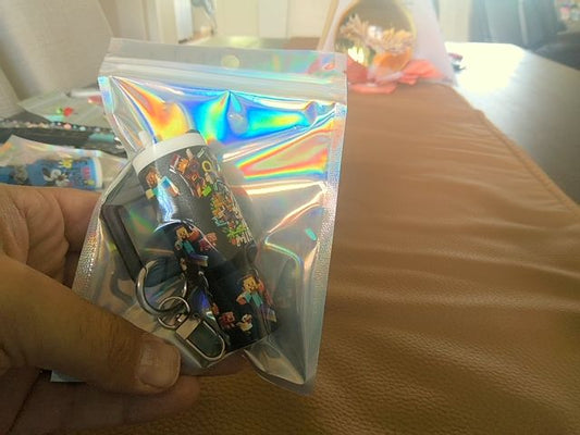 Black Tumbler Keychain Grace's bead Shop