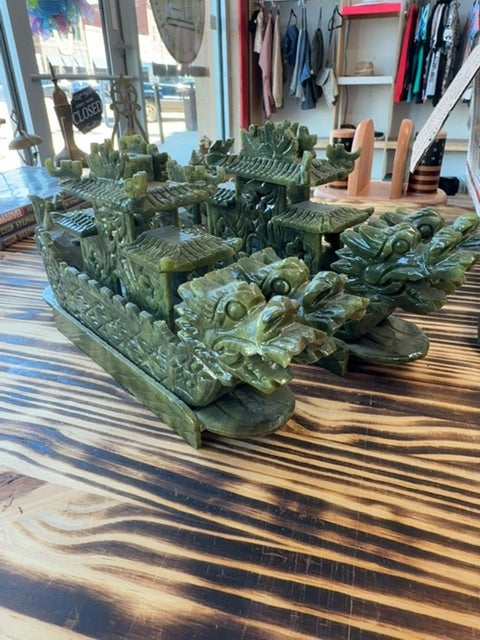 JADE BOAT SET