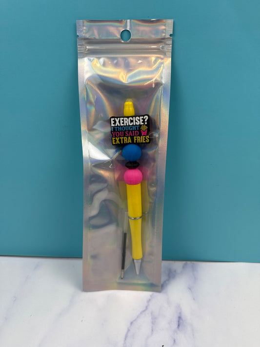 Exercise  Beaded Pen